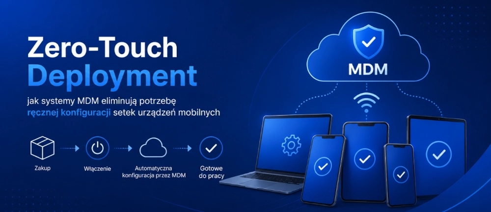 Zero-Touch Deployment – jak systemy MDM eliminują potrzebę ręcznej konfiguracji setek urządzeń mobilnych
