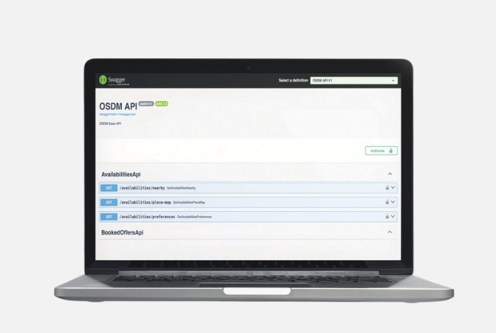 OSDM system with 2D code center